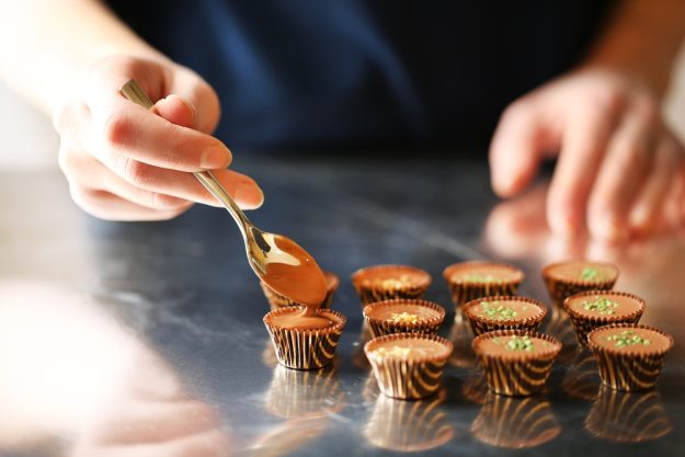 JGA mit Pralinenkurs Dresden – Pralinen befüllen