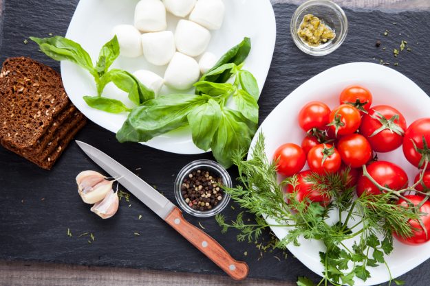 Mediterraner Kochkurs Heidelberg – Mozzarella und Tomaten