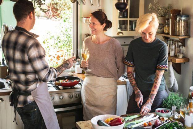 Österreich-Kochkurs München –  Freunde kochen gemeinsam