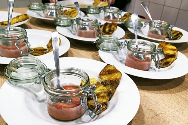 Thai-Kochkurs Wuppertal – Sorbet mit Ananas