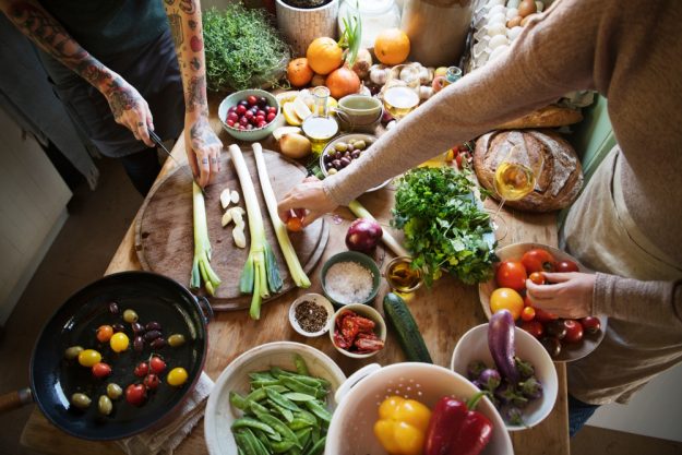 Vegetarischer Kochkurs Schwerte – Gemüse auf dem Tisch