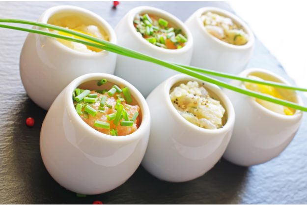 Weihnachtsfeier in Frankfurt Gemüsesuppe