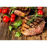 Wintergrillen in Karlsruhe - Steaks