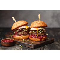 Grillkurs Herten - Burger schön hoch stapeln