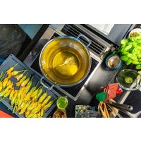 Italienischer Kochkurs München – Olivenöl simmert