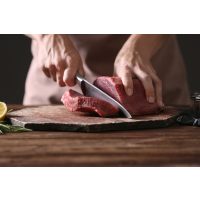 Kochkurs bei Hermannsdorfer in München (Glonn) –Fleisch schneiden