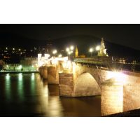 Kulinarische Stadtführung Heidelberg - alte Brücke abends