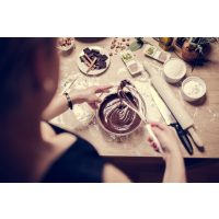 Pralinenkurs München – Schokolade rühren