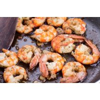 Saisonaler Kochkurs München – Scampi Pfanne