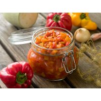 Weihnachtsfeier in Frankfurt Paprika-Dipp