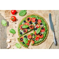 veganer Kochkurs Dresden – grüne Pizza 