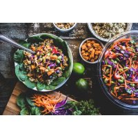 Vegetarischer Kochkurs Essen – Gemüse-Salat