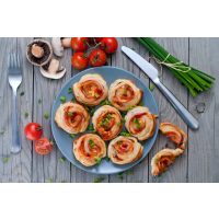 Vegetarischer Kochkurs Stuttgart – Pizza-Brötchen mit Kräutern