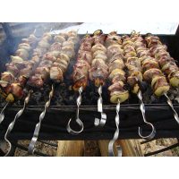 Wintergrillen in Karlsruhe - Spieße