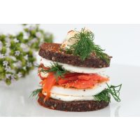 Weihnachtsfeier Bonn - Pumpernickel und Lachs