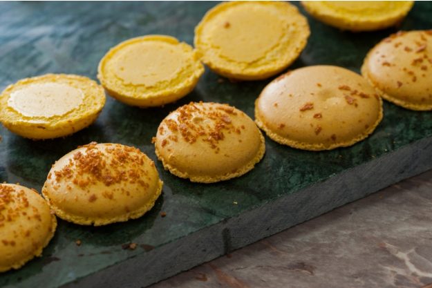 Macarons-Backkurs Düsseldorf – gelbe Macarons