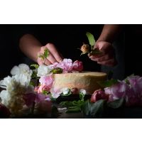 Tortenkurs Düsseldorf – Dekoration mit echten Blüten